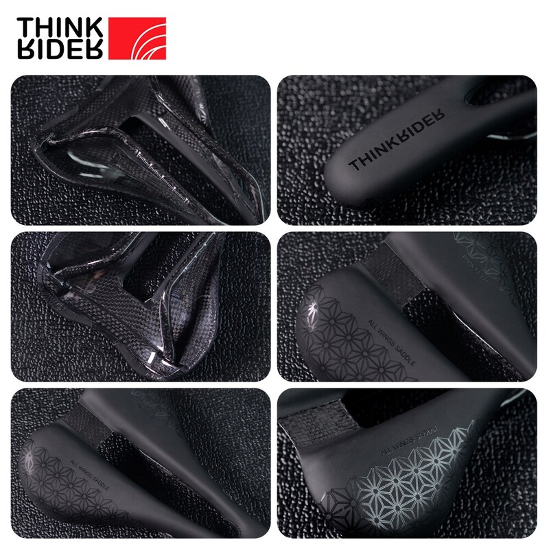 ThinkRider TR03 Full Carbons Fiber Saddle Ultralight 116g High Performance Open Saddle SuperFlow MTB Road Race dviračio balnas