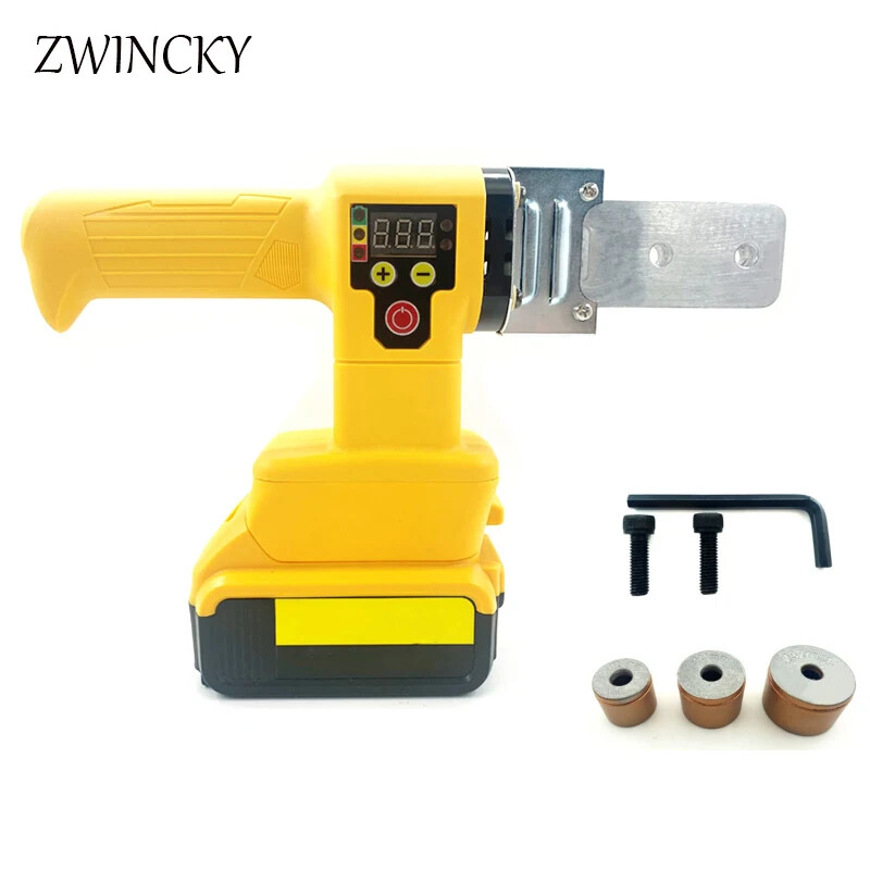 Akumulatorski aparat za zavarivanje plastike PE/PPR/PB/PPC topilac cijevi Stroj za zavarivanje cijevi Max 320° grijanje cijevi za Dewalt 20V 18V bateriju