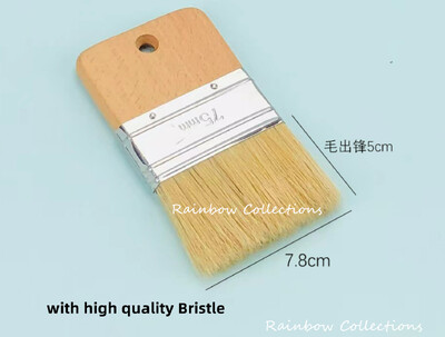 Daugiafunkciniai medinės rankenos šerių teptukai, skirti sienų/baldų dažymo šepečiams rinkinys „Artist Paint Tepteliai“ statybinis įrankis