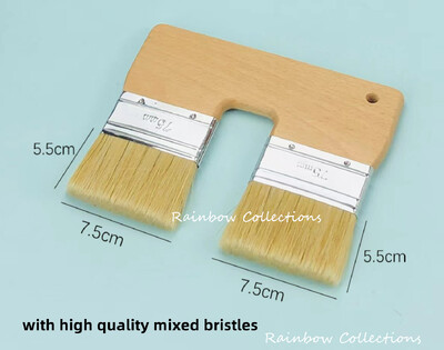 Daugiafunkciniai medinės rankenos šerių teptukai, skirti sienų/baldų dažymo šepečiams rinkinys „Artist Paint Tepteliai“ statybinis įrankis