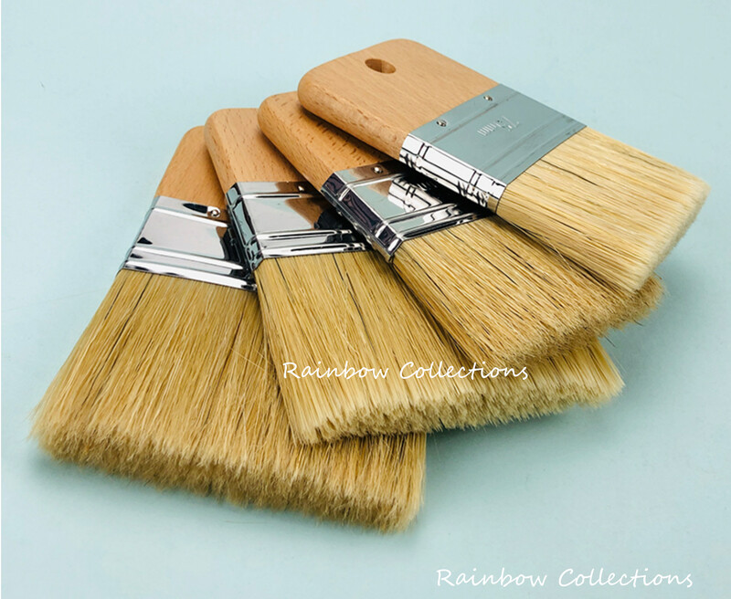 Daugiafunkciniai medinės rankenos šerių teptukai, skirti sienų/baldų dažymo šepečiams rinkinys „Artist Paint Tepteliai“ statybinis įrankis