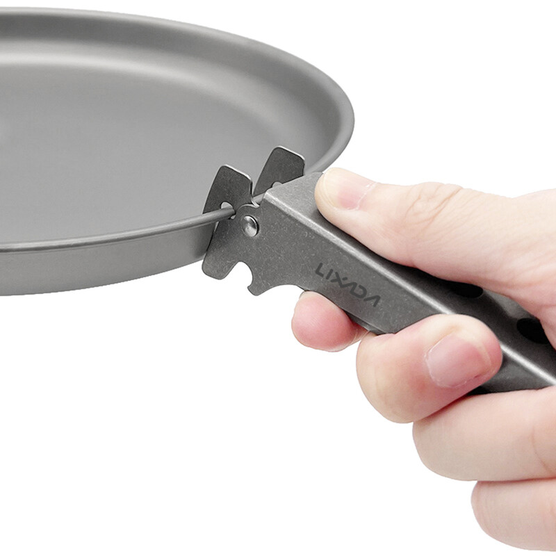 Titano plokštės griebtuvas Puodo griebtuvas Apsaugos nuo nuplikimo lauko segtukas Lengvas ir patvarus įvairių formų dubenims ir lėkštėms