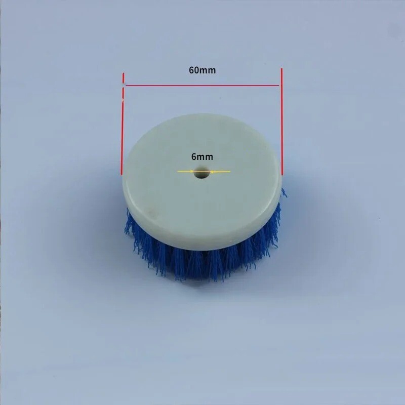 60 mm gręžimo galios diskinis šepetys šereliai vilna odai plastikiniai mediniai baldai automobilių salonų valymo poliravimo šveitiklis su stulpeliu