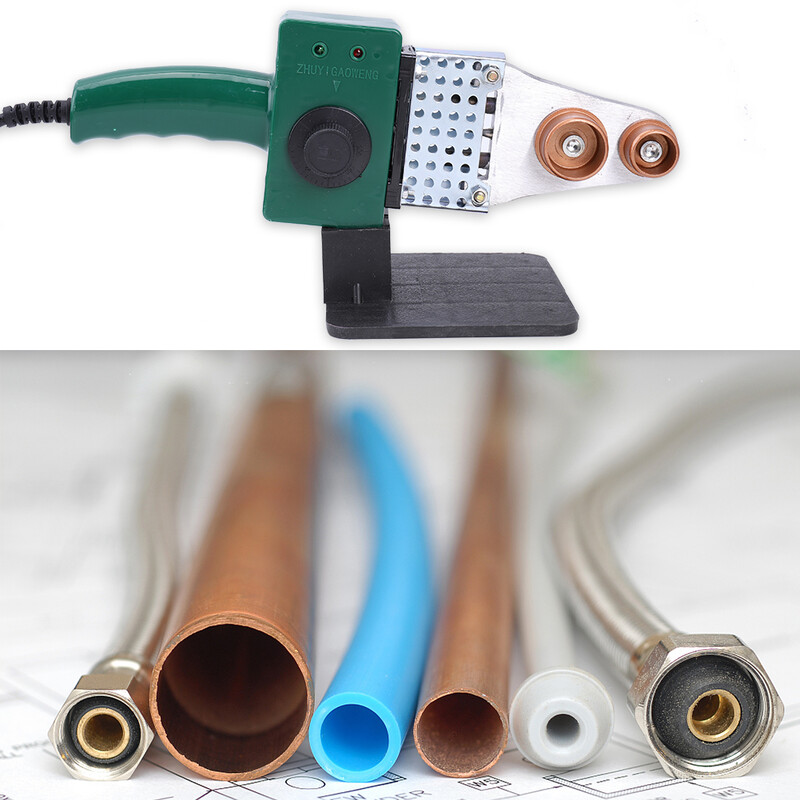 220 V 800 W Stroj za vruće taljenje cijevi za vodu Metal Digitalno elektroničko zavarivanje Lemljenje Alat za grijanje PP PPR PE zavarivač cijevi