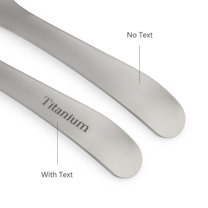 S/L titano lydinio šaukštas lauko stovyklavimui maisto šaukštas lengvas nešiojamasis iškylų stalo reikmenų sriuba