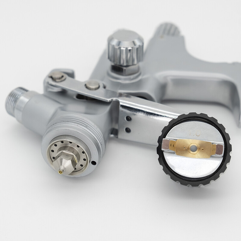 1,0 mm antgalis MINI T50 Professional HVLP mini dažų purškimo pistoletas 250 ml puodelio teptukas, skirtas dažyti automobilio aerografo pneumatinį pistoletą