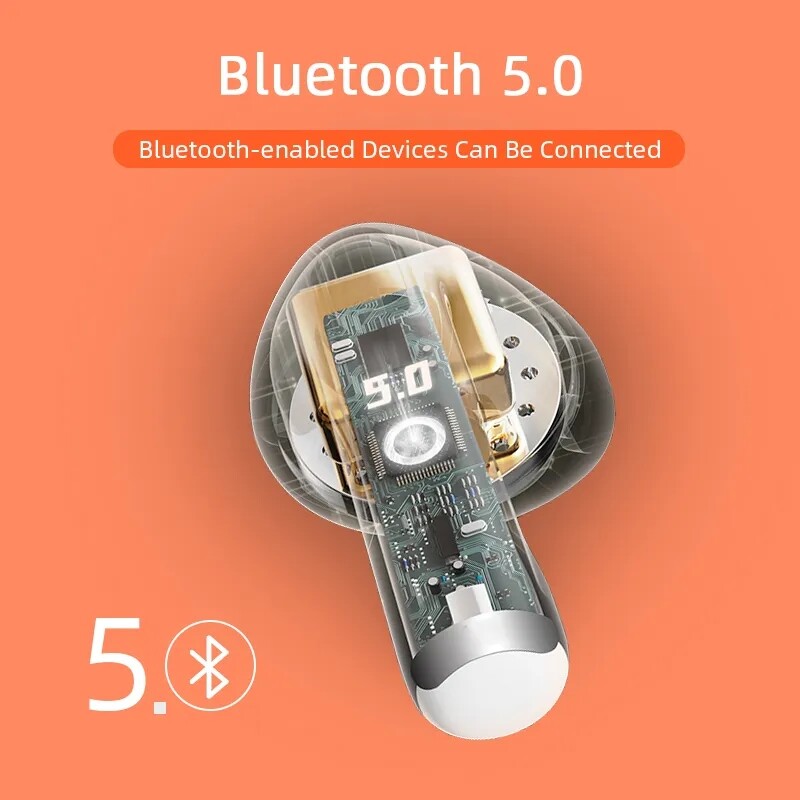 „Air Pro 6 TWS“ belaidės ausinės su mikrofonu „Bluetooth“ ausinės „Sport Earbuds Pro6 J6“ ausinės, skirtos „Apple iPhone Xiaomi Huawei“