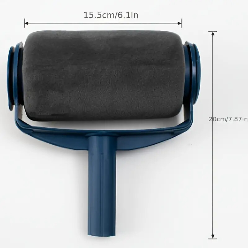 Besiūlis ritininis sieninis šepetys su prailginimo strypu Savaime nusiurbiantis ritininis šepetys Latekso dažų teleskopinis strypo šepetys Dažų ritininis šepetys