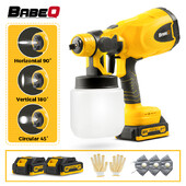 800 ml belaidis dažų purkštuvas HVLP elektrinis purškimo pistoletas 3 purškimo raštų dažų purkštuvas automobilių baldams plieno dangos aerozolis