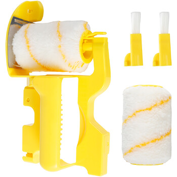 Paint Edger Roller Brush Χειρός Clean-Cut Paint Edger Roller Brush Φορητό εργαλείο Paint Edger με ρολό και τοίχο με βούρτσα