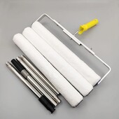 18 colių dažų ritininis šepetys, mikropluošto 18 mm ilgio pliušinis dažymo rankenos įrankis, skirtas sienų dekoratyvinės tapybos rankenos įrankio palaikymui