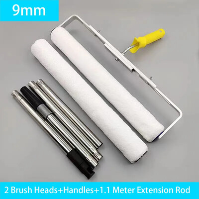 18 colių dažų ritininis šepetys, mikropluošto 18 mm ilgio pliušinis dažymo rankenos įrankis, skirtas sienų dekoratyvinės tapybos rankenos įrankio palaikymui