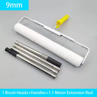 18 colių dažų ritininis šepetys, mikropluošto 18 mm ilgio pliušinis dažymo rankenos įrankis, skirtas sienų dekoratyvinės tapybos rankenos įrankio palaikymui