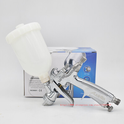 Auarita MP-102 LVMP mini smidzināšanas pistole 1,0 mm augstas kvalitātes nerūsējošā tērauda sprauslas automašīnas smidzināšanas pistoles krāsošanas instrumenti ar 250 ml 400 ml krūzi