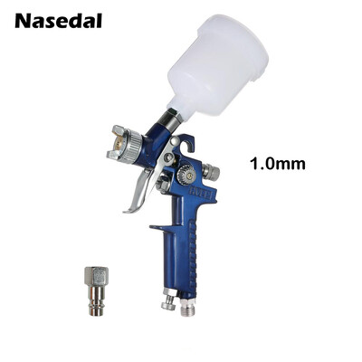HVLP Paint Spray Gun 0,8mm/1,0mm Airbrush Kit NT-H2000 Touch Up Gravity Feed Air-Brush Set Details Car Painting Decorating spray