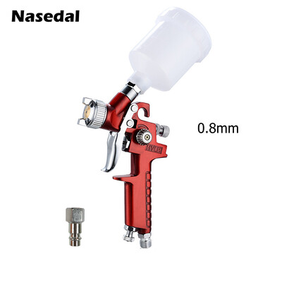 HVLP Paint Spray Gun 0,8mm/1,0mm Airbrush Kit NT-H2000 Touch Up Gravity Feed Air-Brush Set Details Car Painting Decorating spray