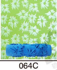 Raštai Sienų dekoravimo dažai 7 colių guminis ritininis teptuko galvutė be tapetų Namų kambario dažymo mašina tapybos įrankiai siena