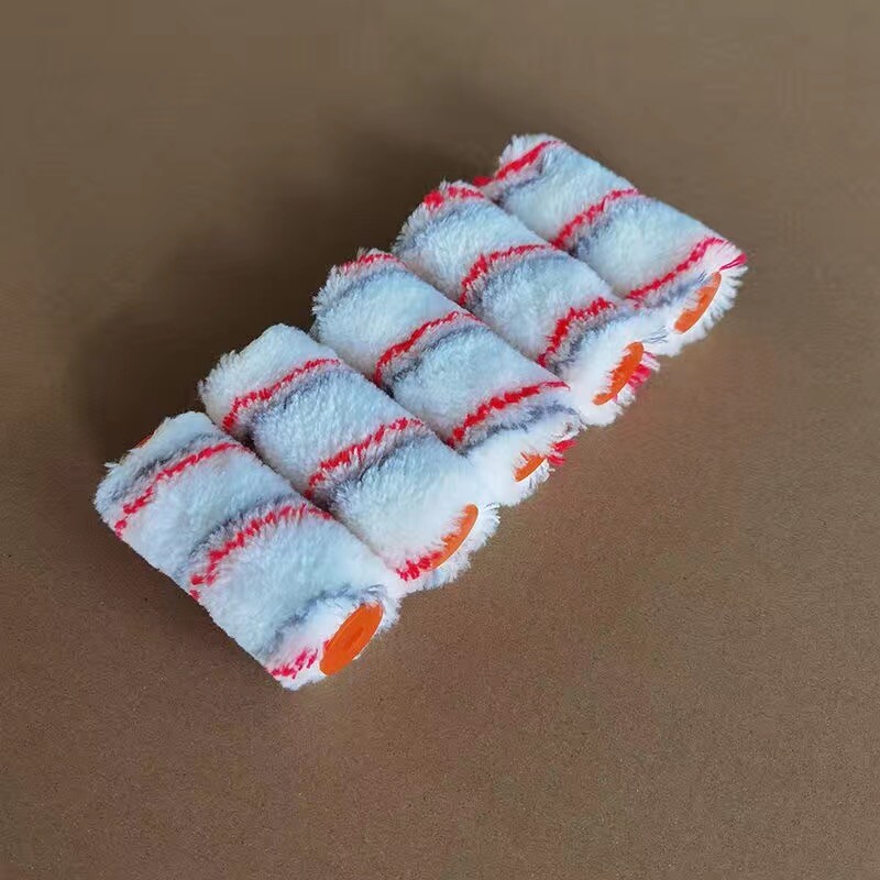 4 colių sienų šepečiai Dekoratyvinio dažymo šepečio įrankis Daugiafunkcis dažų ritininis šepetys Kampinis būgno šepetys