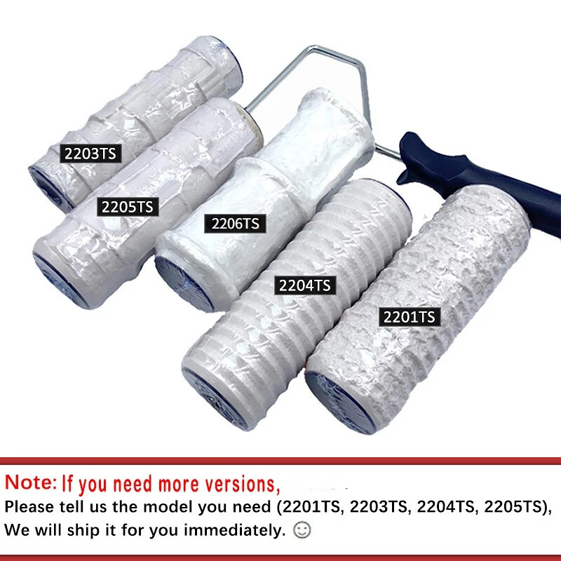 Dekoratyvinis dažų voleliu raštuotas dažymo įrankis sienoms gumos apsaugai antspaudas poliuretano tekstūros dažai keramikos ratas 2203