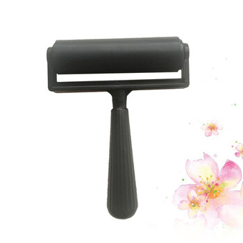 10cm Rubber Roller Brayer Rubber Applicator Brush Roll for Crafts Μελάνι Χαρακτική Μπλοκ σφράγιση Εκτύπωση Εφαρμογή κόλλας