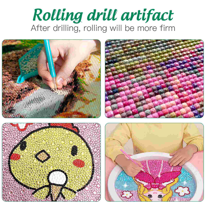 10 cm Guminis volelis Brayer Guminis aplikatoriaus teptuko volelis rankdarbiams rašalo spauda Blokas štampavimas spausdinimas klijų užtepimas