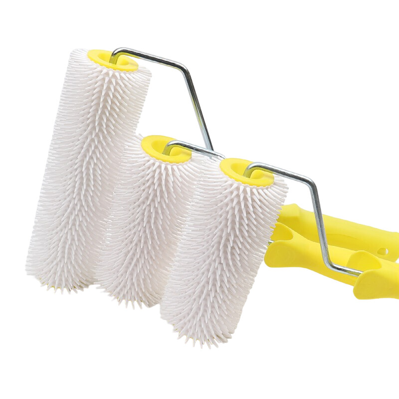 1 vnt spygliuotas volelis, latekso grindų savaime sumaišytas volelis, išlyginamasis lygintuvas su spygliuotu voleliu dažų teptuko volelis