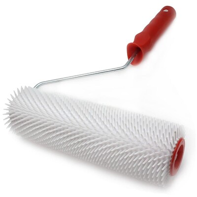 23 cm / 9 colių spygliuotas volelis, latekso grindų savaime sumaišytas volelis, išlyginamasis lygintuvas spygliuotas volelis, dažų teptuko volelis