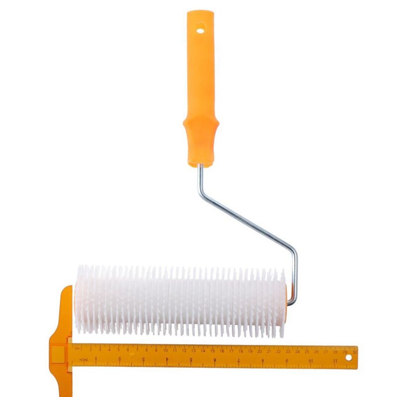 23 cm / 9 colių spygliuotas volelis, latekso grindų savaime sumaišytas volelis, išlyginamasis lygintuvas spygliuotas volelis, dažų teptuko volelis