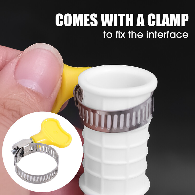 300cm Pvc odvodno crijevo za perilicu rublja, plastična cijev za klimu, nastavak za slavinu, poluautomatska crijeva za vodovod