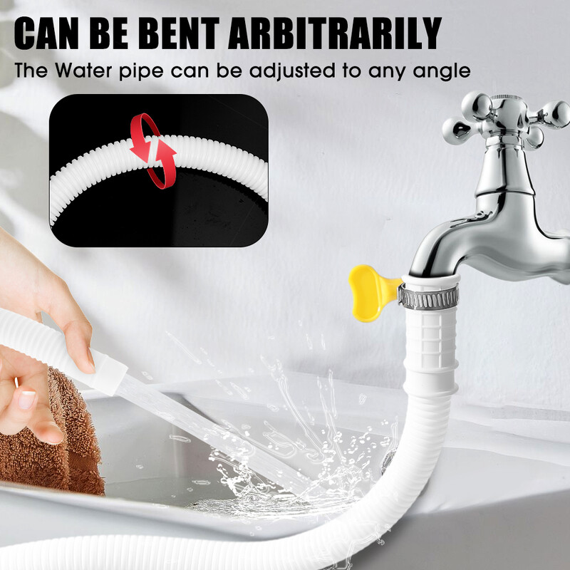 300cm Pvc odvodno crijevo za perilicu rublja, plastična cijev za klimu, nastavak za slavinu, poluautomatska crijeva za vodovod