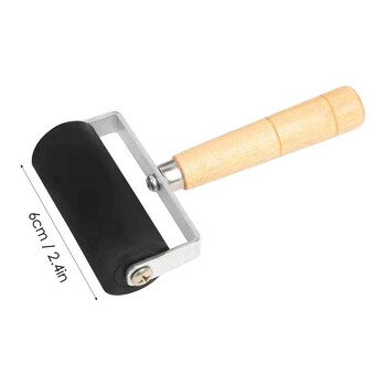 3,5/6/10 см професионален гумен валяк Brayer Ink Painting Printmaking Roller Art Stamping Tool Paint Roller Printmaking