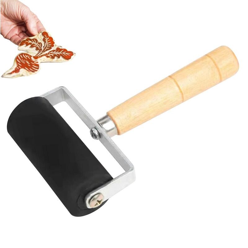 3,5/6/10 cm Profesionalus guminis ritininis brayer dažymas rašalu, spauda, volelis Art štampavimo įrankis dažų voleliu spauda