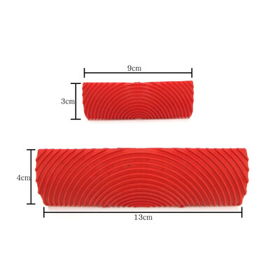 2vnt/komplektas Guminis voleliu teptukas Dažymo įrankiai Medžio imitacija Sienų dažymas Namų dekoravimas Menas Reljefas DIY Graining