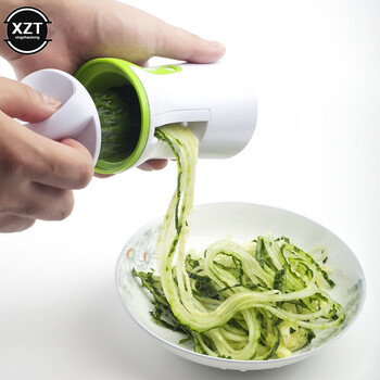 1 τεμ. λεπίδες λαχανικών σπιραλιζέ Slicer Twister Handheld Spiral Cutter Τρίφτης φρούτων Εργαλεία μαγειρέματος Μακαρόνια Ζυμαρικά κουζίνας