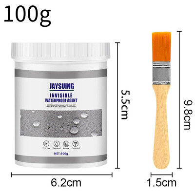 Ūdensizturīgs pārklājums, hermētiķis, caurspīdīga, neredzama pastas līme ar otu līmi, remonts mājas jumta vannas istabai 30g/100g/300g