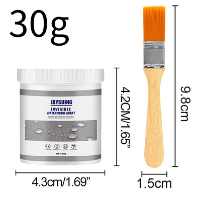 Ūdensizturīgs pārklājums, hermētiķis, caurspīdīga, neredzama pastas līme ar otu līmi, remonts mājas jumta vannas istabai 30g/100g/300g