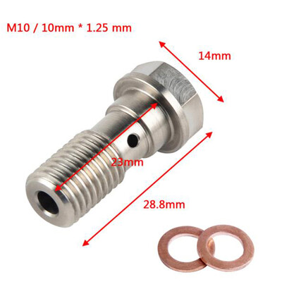 Duljina 300mm-2200mm Hidraulično crijevo kočnice Hidraulička spojka M10 28 °Banjo pletena cijev kočionog crijeva za motocikl Univerzalna