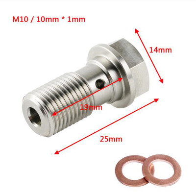 Duljina 300mm-2200mm Hidraulično crijevo kočnice Hidraulička spojka M10 28 °Banjo pletena cijev kočionog crijeva za motocikl Univerzalna