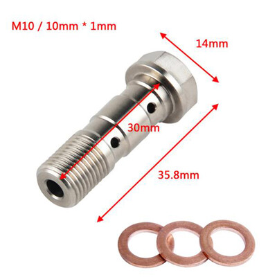 Duljina 300mm-2200mm Hidraulično crijevo kočnice Hidraulička spojka M10 28 °Banjo pletena cijev kočionog crijeva za motocikl Univerzalna