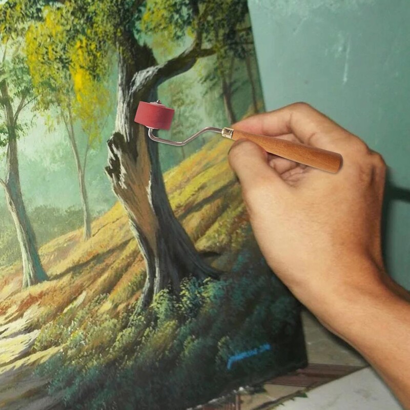 Volelis Guminis Brayer štampavimo volai Rašalo spausdinimo įrankis Tapetai Brayers štampavimas Studentų tapybai spausdinimo įrankiai Teptukas U2S0