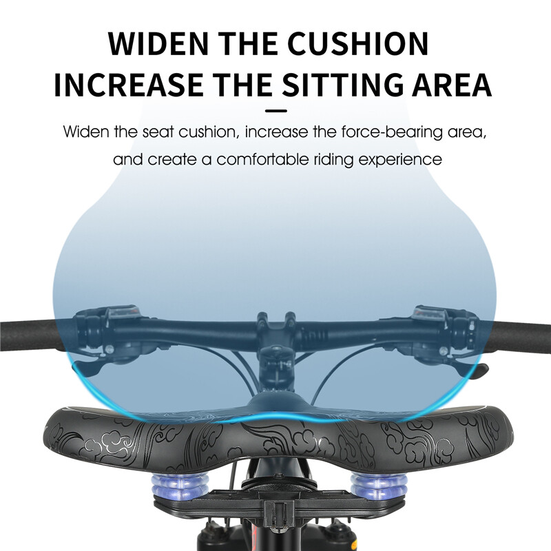 WEST BIKING Patogi, ergonomiška dviračio balnelis, platus dviračio pagalvėlė MTB plento dviračio balnelis, kvėpuojanti, smūgiams atspari dviračio sėdynė