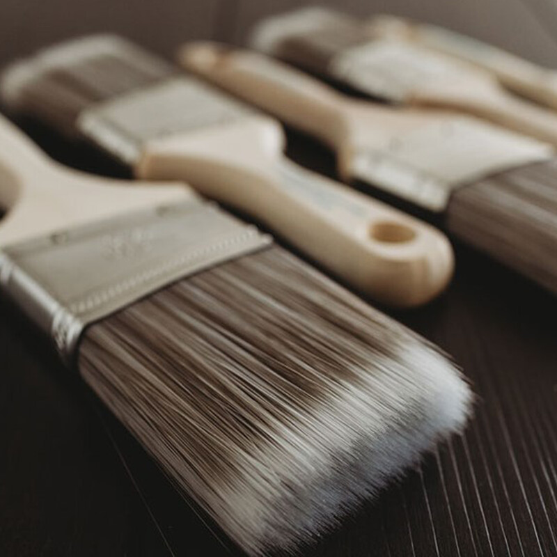 Dažų šepetėlių rinkinys 3 pakelių 2 colių kampiniai šepečiai, skirti visoms latekso ir aliejinių dažų dėmėms, namų gerinimui, vidaus naudojimui išorėje