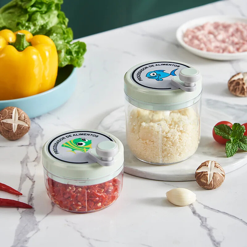 Daugiafunkcis buitinis rankinis česnakų trintuvas Plastikinis rankinis mėsos maišyklės trintuvas Virtuvės prietaisai Rankinis česnako skustukas Elementai