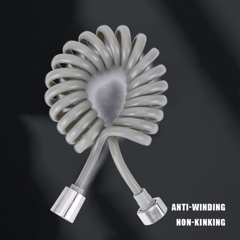 2/3/4 metra Opružna cijev za tuš Fleksibilna spojna cijev Plastična mekana cijev za crijevo Anti-omotač za vodu u kupaonici WC Bide Prskalica