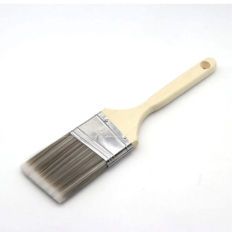 5 vnt. Dažų šepečiai Pro klasės kampiniai šepečiai, skirti Artist Acrylic Visiems lateksiniams ir aliejiniams dažams Namų tobulinimui, vidaus naudojimui išorėje