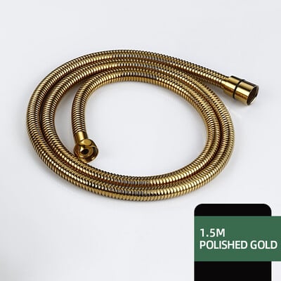 Crijevo za ručni tuš G1/2 Zamjena s crijevom od nehrđajućeg čelika od 150 cm ili PVC cijevi zadebljana kupaonski pribor protiv uvijanja