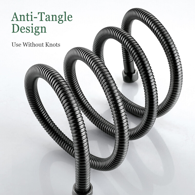 Crijevo za ručni tuš G1/2 Zamjena s crijevom od nehrđajućeg čelika od 150 cm ili PVC cijevi zadebljana kupaonski pribor protiv uvijanja