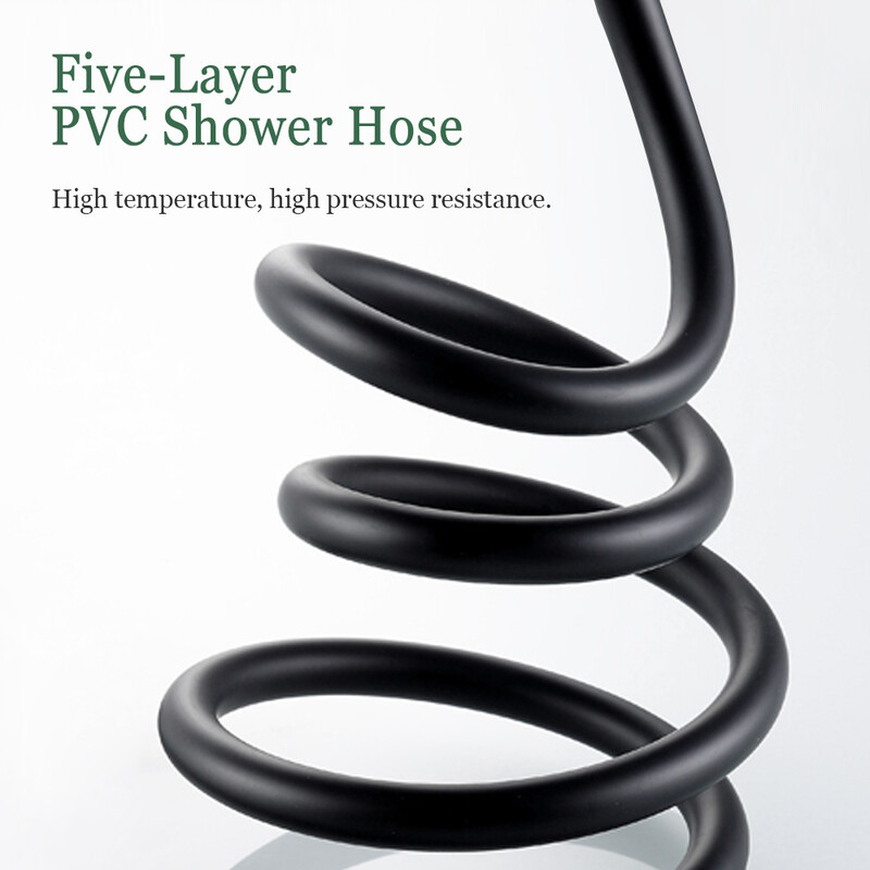 Crijevo za ručni tuš G1/2 Zamjena s crijevom od nehrđajućeg čelika od 150 cm ili PVC cijevi zadebljana kupaonski pribor protiv uvijanja