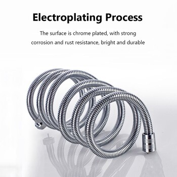 Гъвкав водопроводен маркуч от неръждаема стомана Тръба за душ слушалка Гъвкава тръба за баня 1-3 м Аксесоари за баня