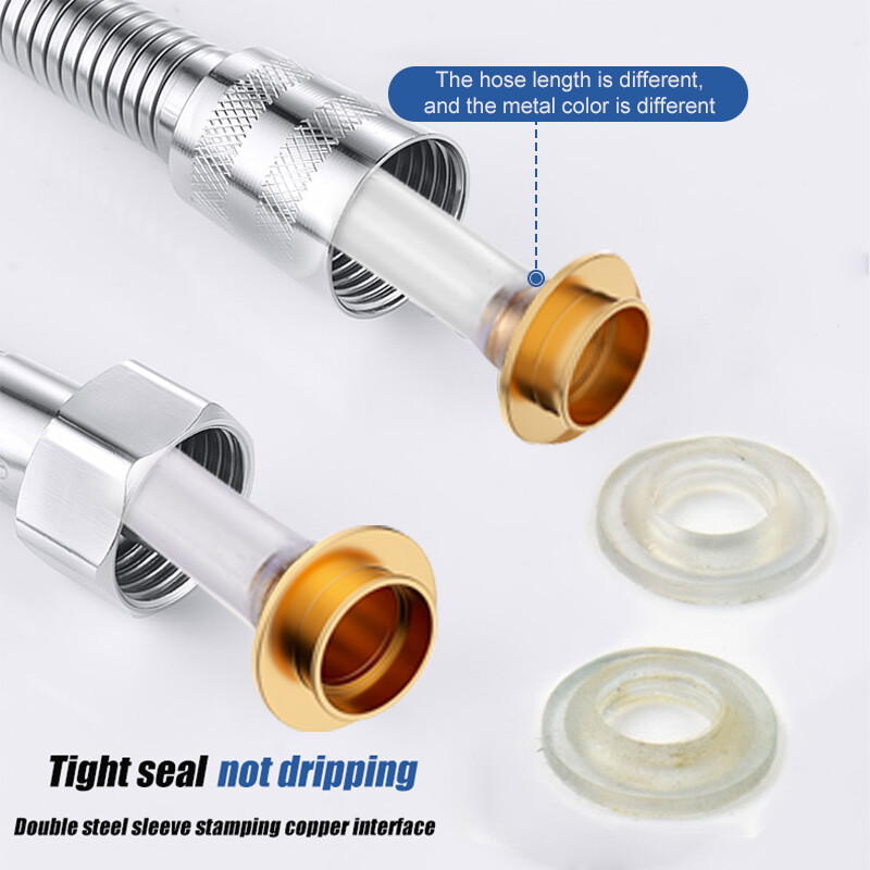 ZhangJi kupaonica Commen crijevo za glavu tuša Fleksibilna cijev za vodu 1,5 m 2 m 3 m slavina visoke gustoće crijevo za tuširanje Kupaonski pribor